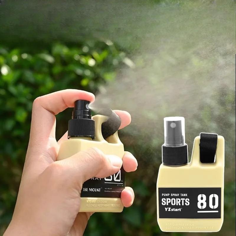

Outdoor Camping Mosquito Repellent Spray Bottle Portable Press-type Dispensable Portable Disinfection Bottle Travel Spray Bottle чорний