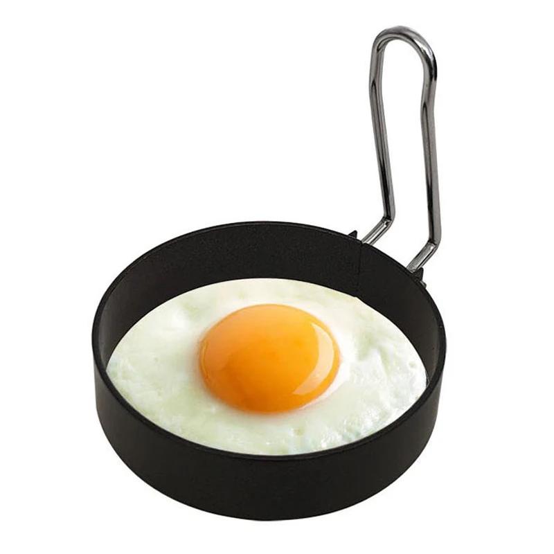 2Pcs Fried Egg Mold Stainless Steel Egg Ring Non-stick Round Pancake Omelet Maker Cooking Mold for Eggs Home Kitchen Gadgets