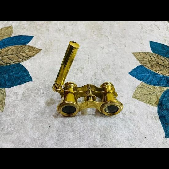 

Бинокль полированный старинный морской театральный бинокль подзорная труба сплошной