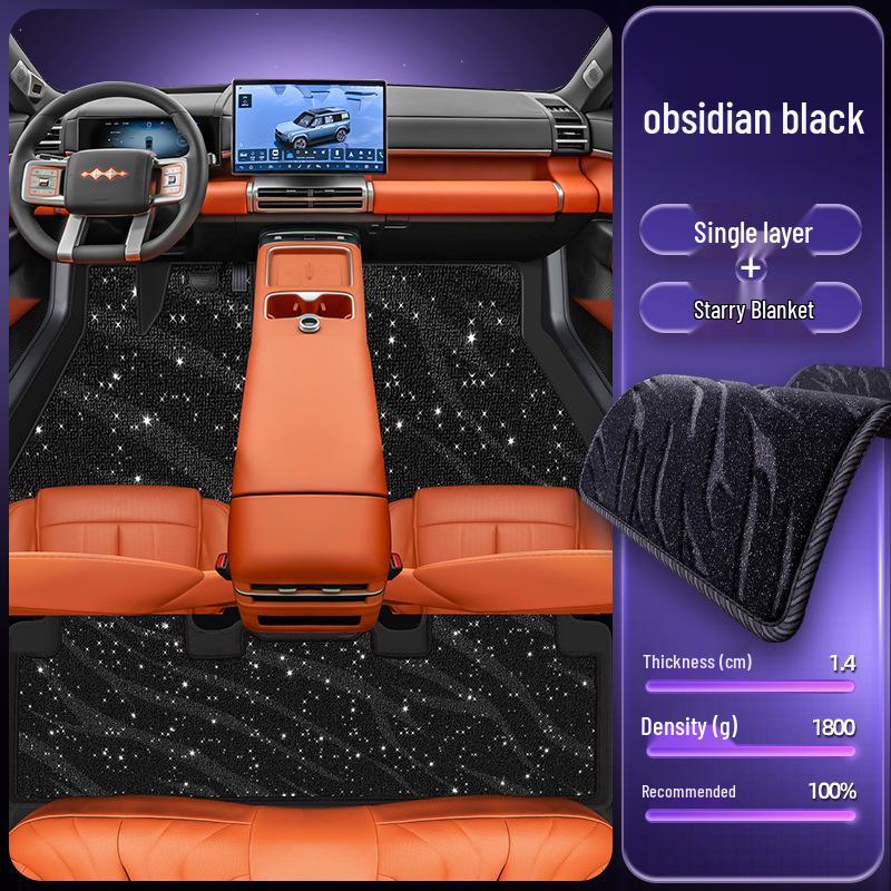 Eco-friendly Waterproof & Dustproof Floor Mats for Equation Leopard Titanium 7 - Double-layer Car Interior Accessories
