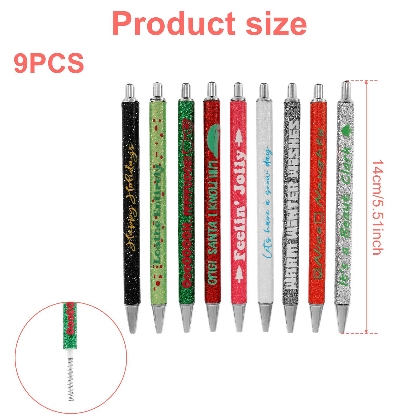 Point Metal Ballpoint Pens Easy to Use Ballpoint Pens Exquisite Pretty Glitter Pen Metal Retractable Pens Practical Passive разноцветный