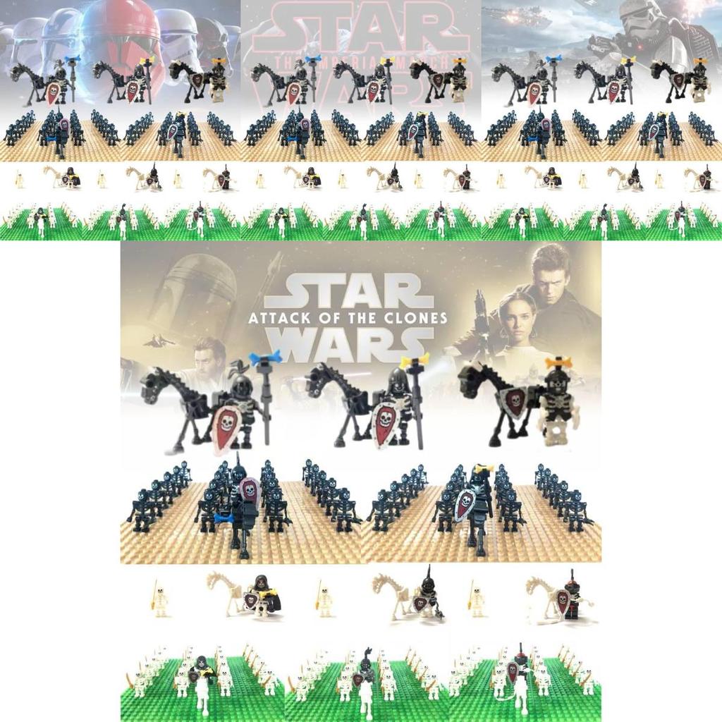 Miniatur Skelett Ritter Kompatible Bausteinfiguren Für Kinder Spielspaß