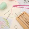 8Pieces Flexible Drawstring Threader Drawstring Turner Hook Metal Drawstring Tweezers Sewing Knitting Accessories