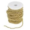 6mm Size Electroplating Pearl Wire Silver Color Gold Color Pearl Garland String 78FT Length Beaded Strand Pearl Bead Roll