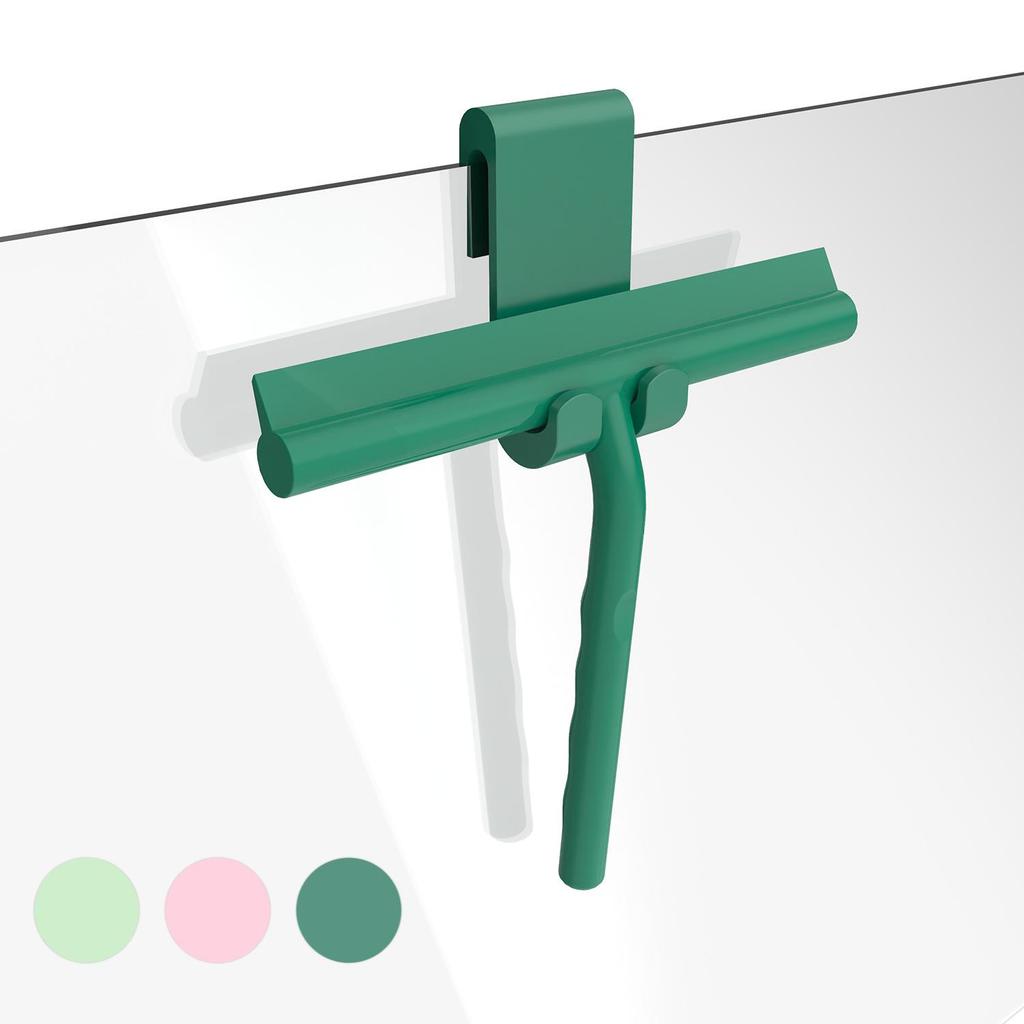 Silicone Glass Wiper - Patented Design for Windows, Showers, and Cars