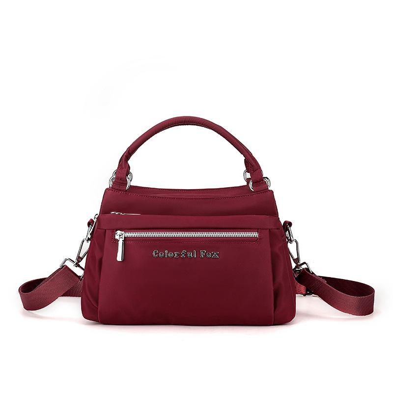 Women's fashion handbag trendy shoulder bag multi-layer anti-splash messenger bag