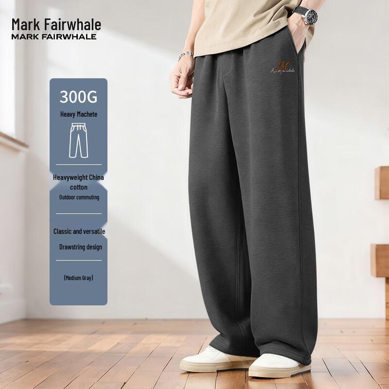 

Mark Hua Fei Men s American Style Curved Leg Casual Trousers L