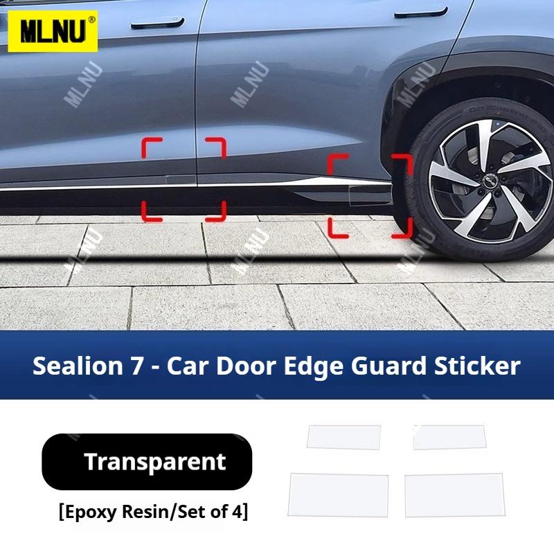 For BYD Sealion 7 EV Accessories 2024/2025/2026,Gel Rearview Mirror Scuff Guard,Door Handle Adhesive Scratch Protector Sticker