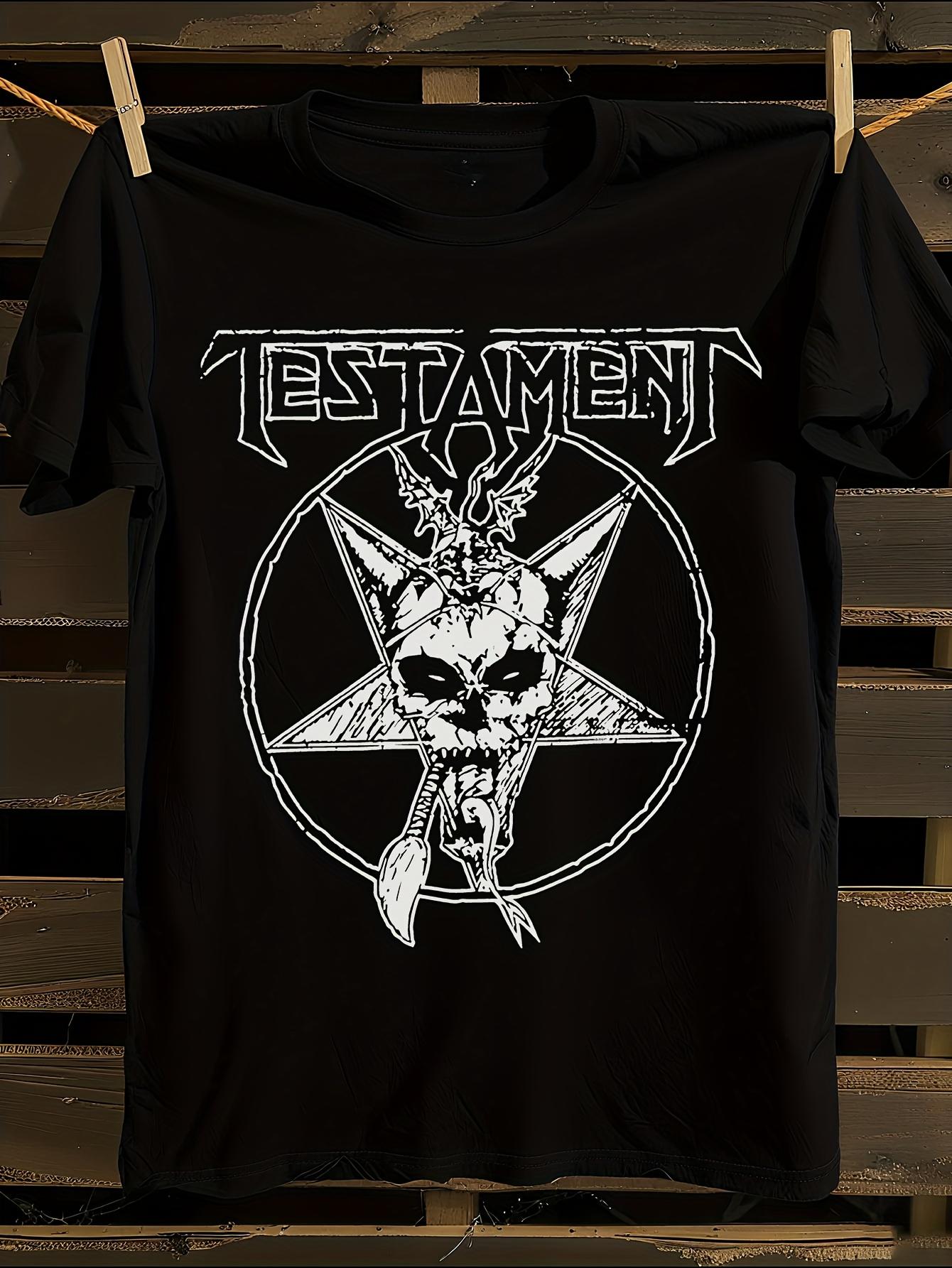 Testament Metal Music Band Graphic T-shirt XXXL