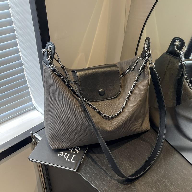 Retro casual underarm large-capacity bag women's new fashion tote bag trendy shoulder bag