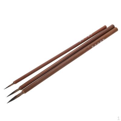 3 Pcs Rat Whisker Brushes Watercolor Writing Brush Painting
