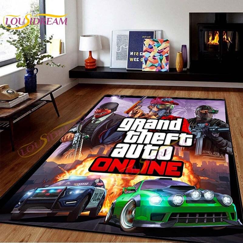 Cheap Grand Theft Auto Games Rugs Game Carpets for Home Living Room