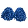 2PCS Cheer ing Pom Poms with Hard Handle Handheld Party Shakers for Dance School Sports Games Team Spirit Cheer Blue