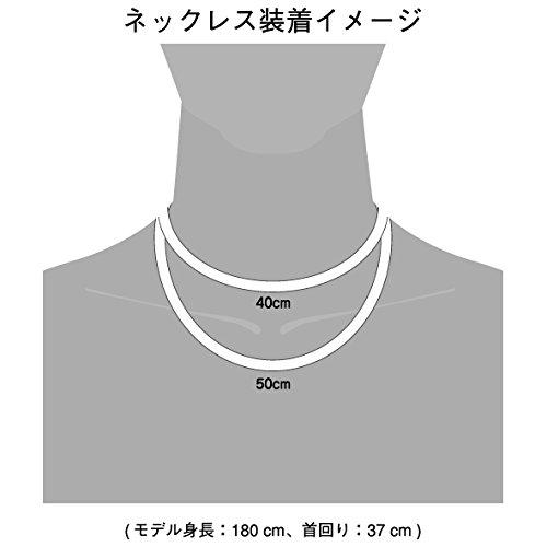 Phiten Halskette RAKUWA Neck Metax Rund Schwarz/Gold 40cm