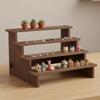 Wooden Display Stand, Jewelry Rack, Tabletop Collectibles Shelf Organizer for Toys