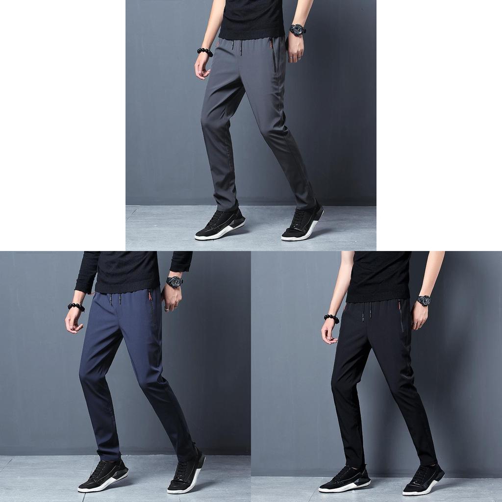 Mens Summer Athletic Pants With High Elastane And Zipper For Casual Sports Wear