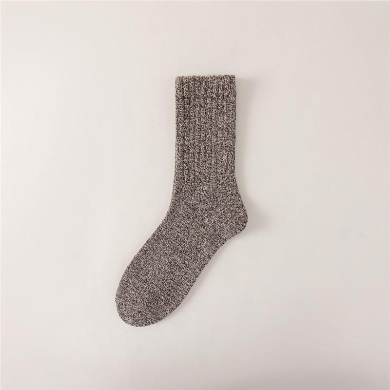 Șosete groase de iarnă pentru bărbați, din lână și catifea, cu tub mediu - super calde, absorbante de transpirație, din cașmir lung