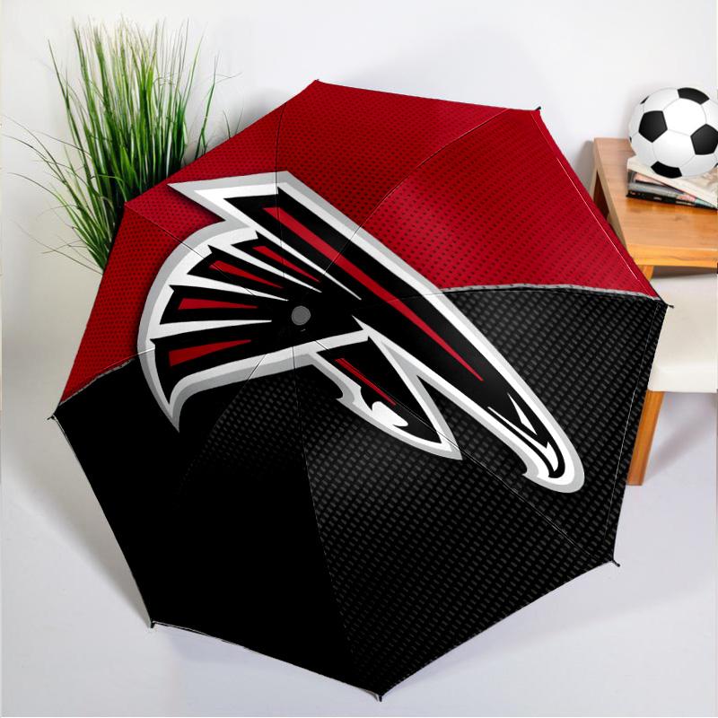 Falcons Logo Umbrella 8-Frame for Travel, Camping, Casual Lightweight Portable Umbrella, Essential for Every Family Holidays Gift