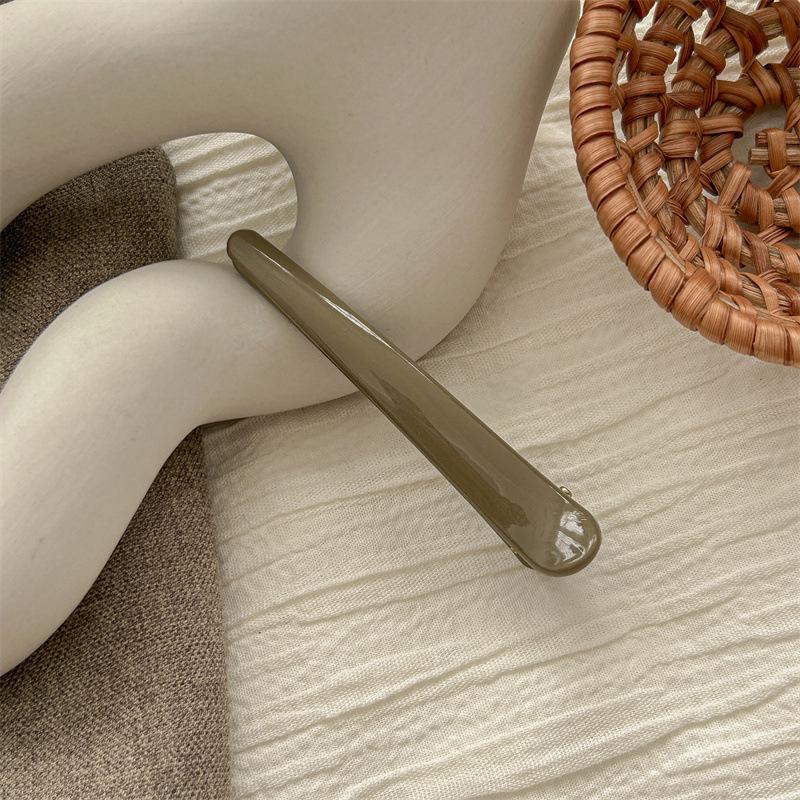 5Pcs Solid Color Duckbill Clip For Women Girls Sweet Colorful Fix Hairpin  Side Bangs Hair Clip Headwear Hair Accessories