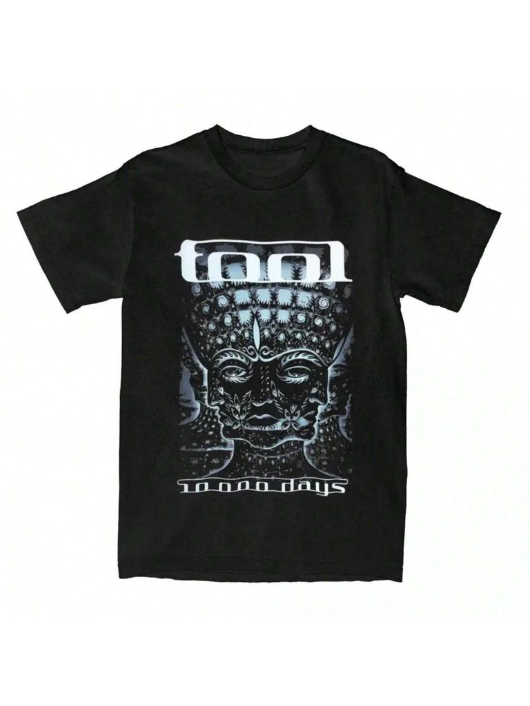 Fantastiskt Verktyg Band Metallmusik T-shirt För unisexHög Kvalitet unisex's Kläder Hip Hop Band T-shirt Retro Topp Frakt S-4XL