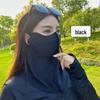 Women’s Anti-UV Breathable Ice Silk Face Mask - Sunshade and Eye Corner Protector 3D Hat