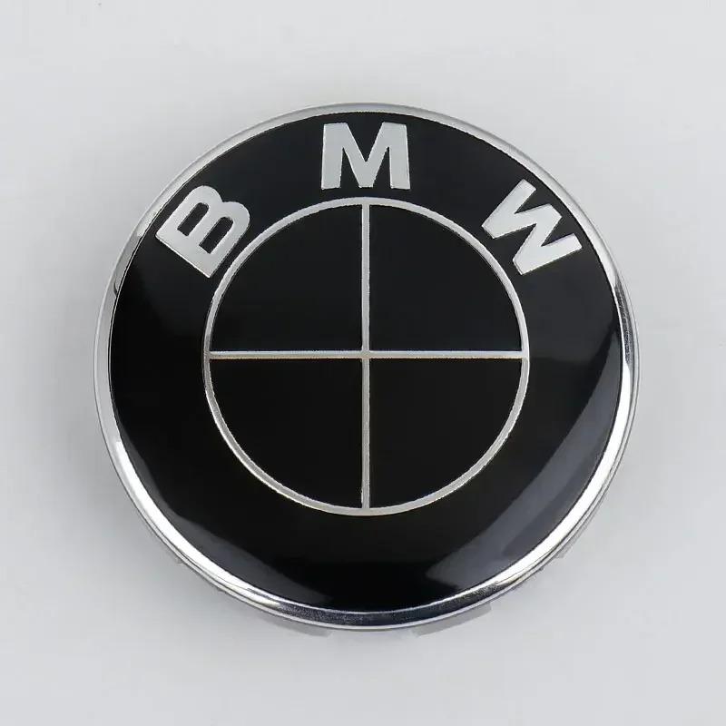 

4Pcs BMW Car Wheel Center Caps 68mm 56mm Hubcap for Performance E46 E90 E30 F10 F30 X5 X3 E39 F25 E60 E91 E87 M Auto Accessories 56MM