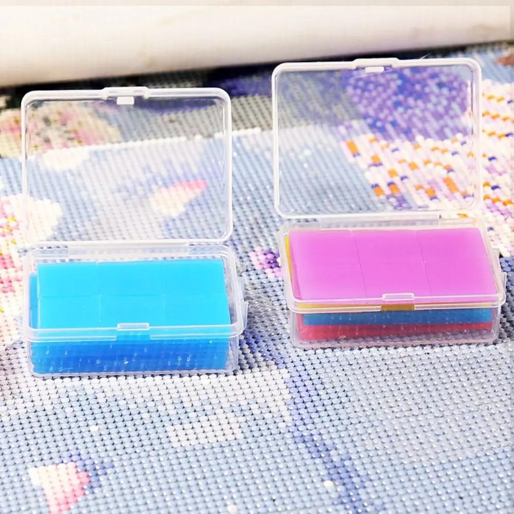 48PCS 5D Diamond Painting Glue Clay DIY Embroidery Cross Stitch Drilling Mud Diamond Glue Storage Container Drilling Clay Tool