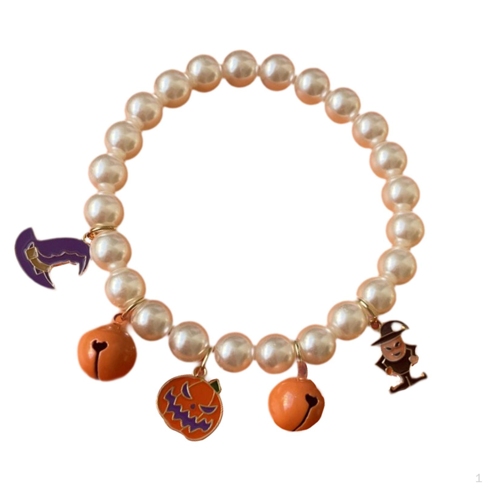 

Halloween Cat Collar Necklace Cute Comfortable Adjustable Costume Small Dog XS_Style A