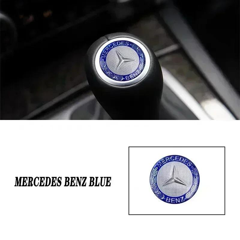 YVK5 Car Accessories Gearbox Control Lever Sticker Shift Handle Decals For Mercedes Benz AMG C E SClass W204 W205 W203 W211 W212 W213