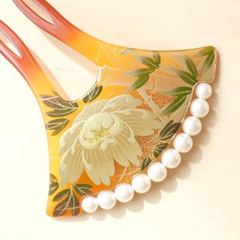 Used [New] Kimono Hair Ornament, Hairpin, Adult, Stylish, Made in Japan, Hair Accessory, Kimono, Formal Wear, Tomesode, Graduation Ceremony, Entrance