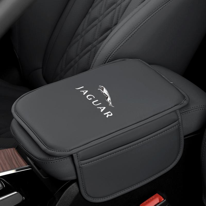 Car Armrest Mats Arm Rest Cushion Interior Accessories For Jaguar XE XF XJ F-Type F-Pace XKR XEL XFL S F XK XJL sticker PP30