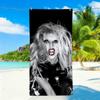 Singer Lady G-Gagas Towel Sports Quick Dry Travel Camping Sandproof Soft Light Large Beach Towel