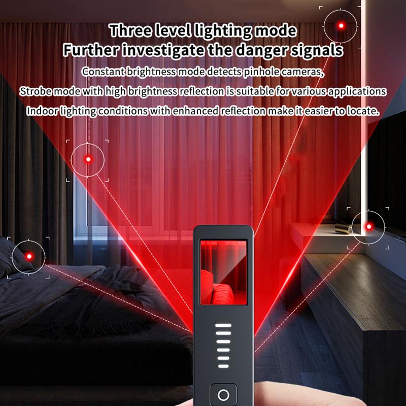 Hidden Wireless Camera Detector Anti-Spy Car Tracker Listening Device Bug Rf Wireless Signal Scanner Tool Security Protectio