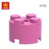 Non-Toxic 98Pcs/Lot 6143 3941 Cylindrical Block Moc 2X2 Parts Compatible With Arc-Shapes Brick Diy Children'S Assembly Toys Gift Box
