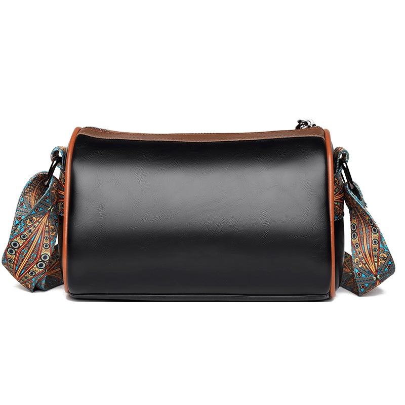 IELGY Women's Pillow Bag, Boston Vintage Versatile Wide Shoulder Strap Large Capacity Shoulder Crossbody Bag