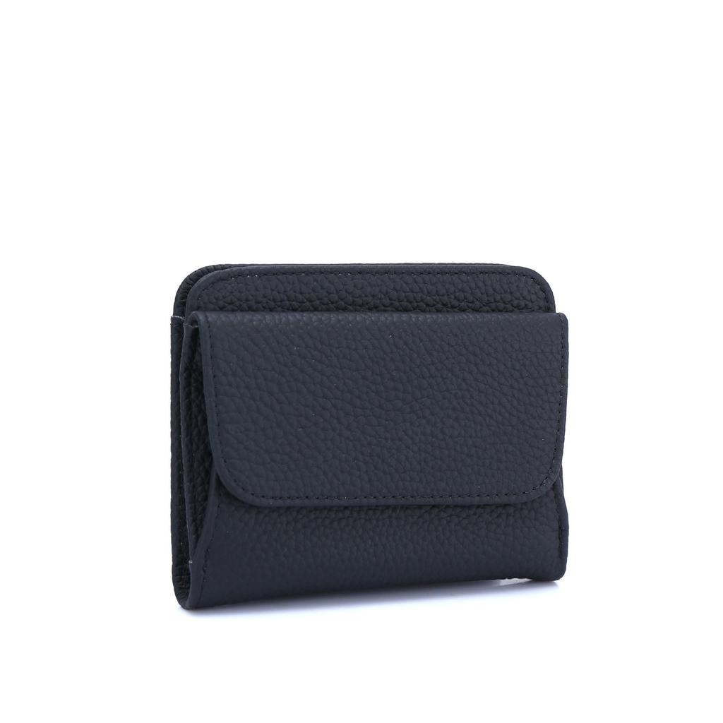 Japanese Style Genuine Leather Wallet: Short Design with Multiple Card Slots, Coin Purse, Large Capacity, and Multi-Compartment.