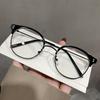 Fashion Semi-Rimless Men Glasses  Material Anti Blue Light Eyeglass Frames Korean Fashion Women'S Glasses