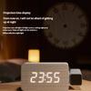 Projection Alarm Clock for Bedroom 180° Rotatable Projector On Ceiling Duals Loud Alarm Clock Electric Digital Clock