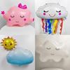 Large Rainbow Smile Balloons - Colorful Cloud Design for Kids' Birthday Party Decor