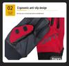 Three-Fingerless Flip-Finger Warm Cycling & Fishing Gloves with Velvet Lining for Cold Protection