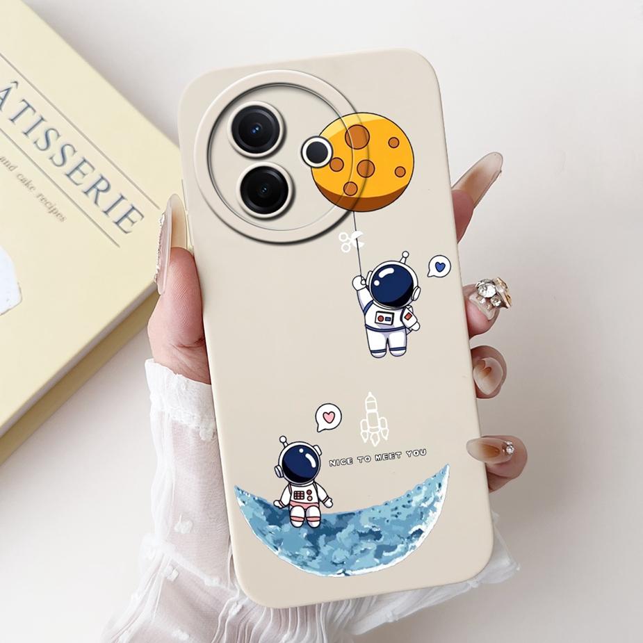 Für Vivo Y39 5G Hülle V2436 Niedliches Mode Cartoon Muster Abdeckung Stoßfest Weiche TPU Handyhüllen Für Vivo Y300i Y 39 VivoY39 Bumper