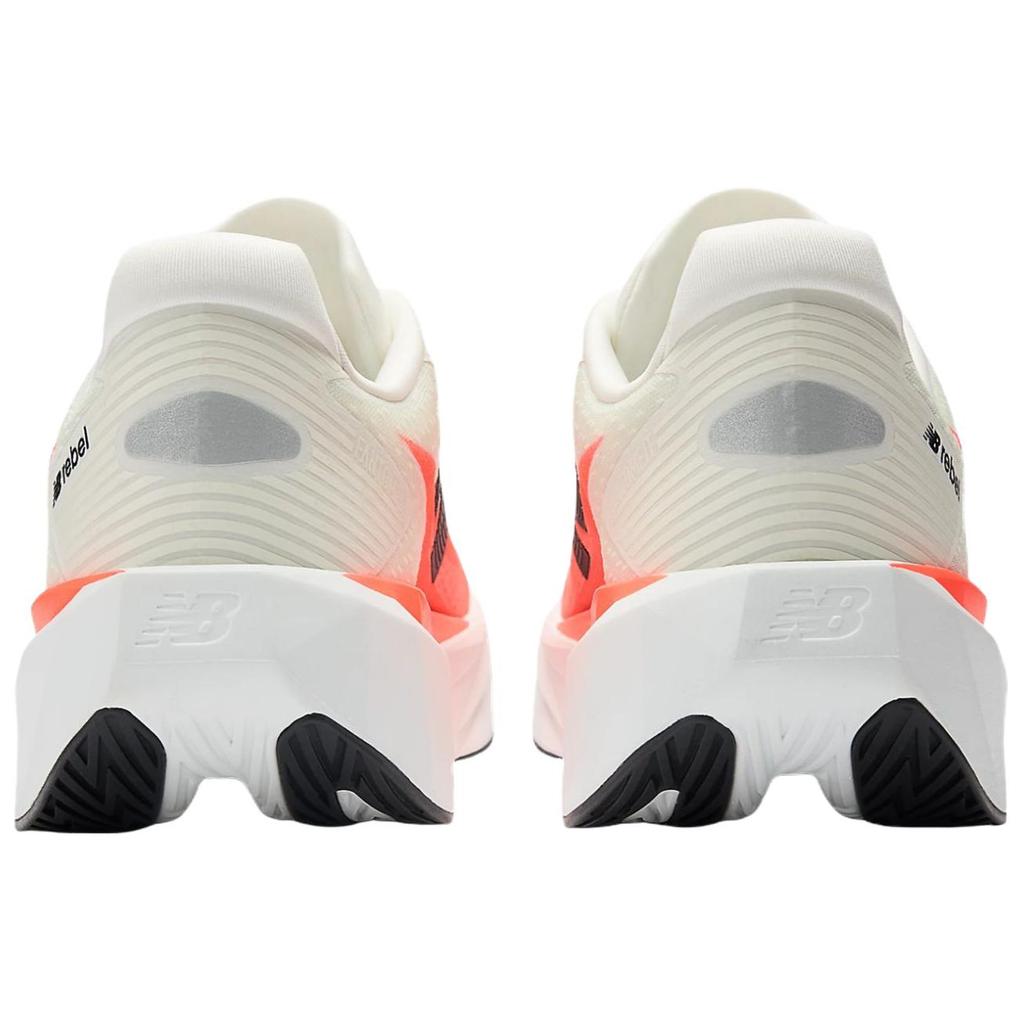 New Balance FuelCell Rebel V5 Abrasion Resistant Low Top Running Shoes Unisex White Red