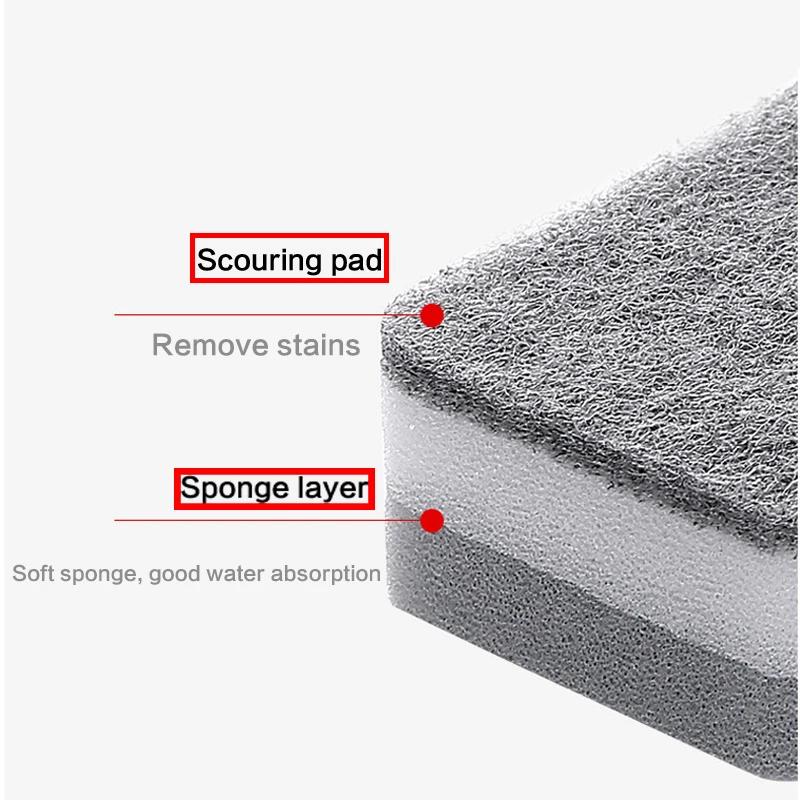 5 buc burete de spălat vase Nano Emery Magic Clean frecați oala rugină pete focale burete îndepărtarea kit de curățare perie bureți