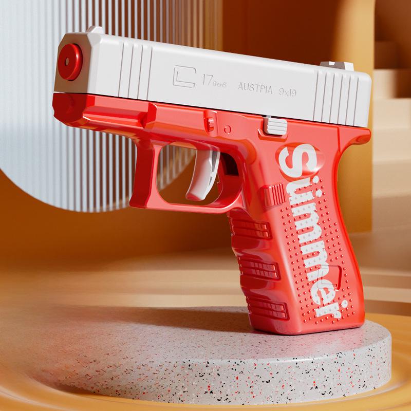"New Douyin Kids' Mini Glock Water Gun Toy - Summer Beach Fun"