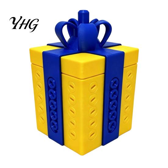 Novelty Surprising Box for Parties Annoying Prank Puzzle Gift Box, 3D Printed Reusable Cash & Card Fun Friends Holder, Hilarious Challenge Funny