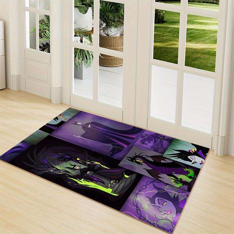 Maleficent'S Dark Journey Carpet Rug Soft Washable Antislip Home Living Room Sofa Mats Personalized Christmas Rug