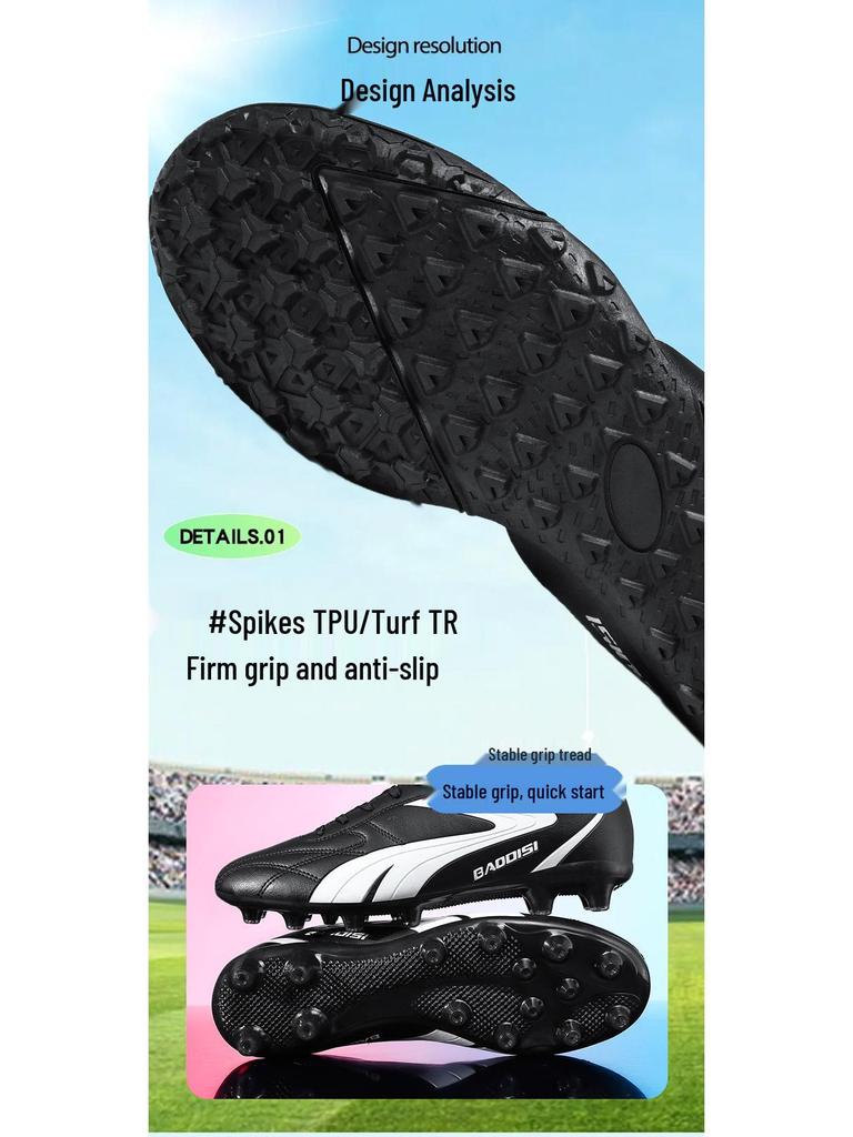 Cross-border World Cup Youth Predator Turf Soccer Shoes with Long Spikes