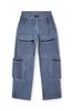 Diesel Men's P-NOODE-A Cargo Pants, Size L, Navy, Size 8AT, A162110IQAX