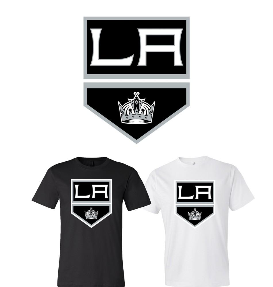 Los Angeles Kings Main Team logo shirt S-6XL Tracking!! Unisex T-Shirt S