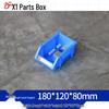 Thickened Tool and Parts Storage Box with Slanted Mouth